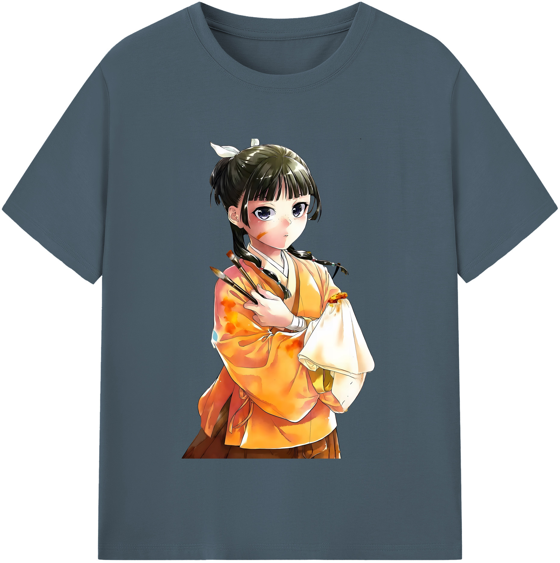 （画像用） 薬屋のひとりごと The Apothecary Diaries 綿100％半袖Tシャツ（フロントプリント）